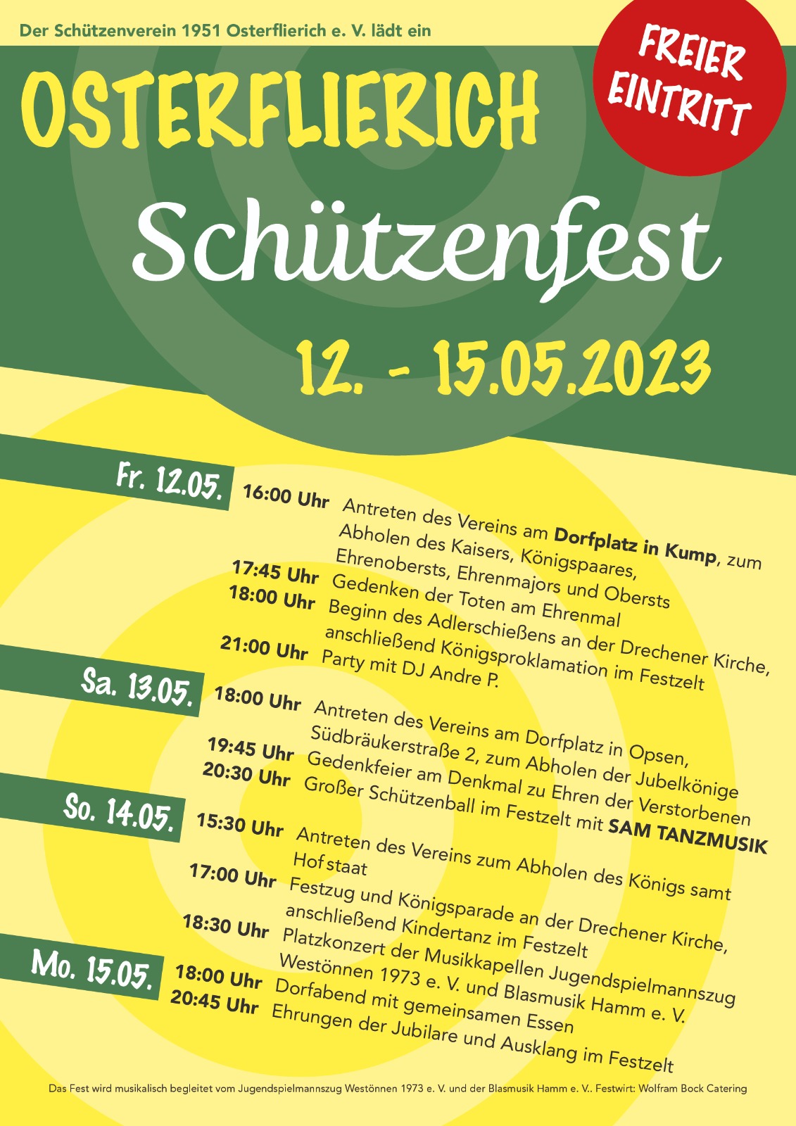 Schützenfest Flyer