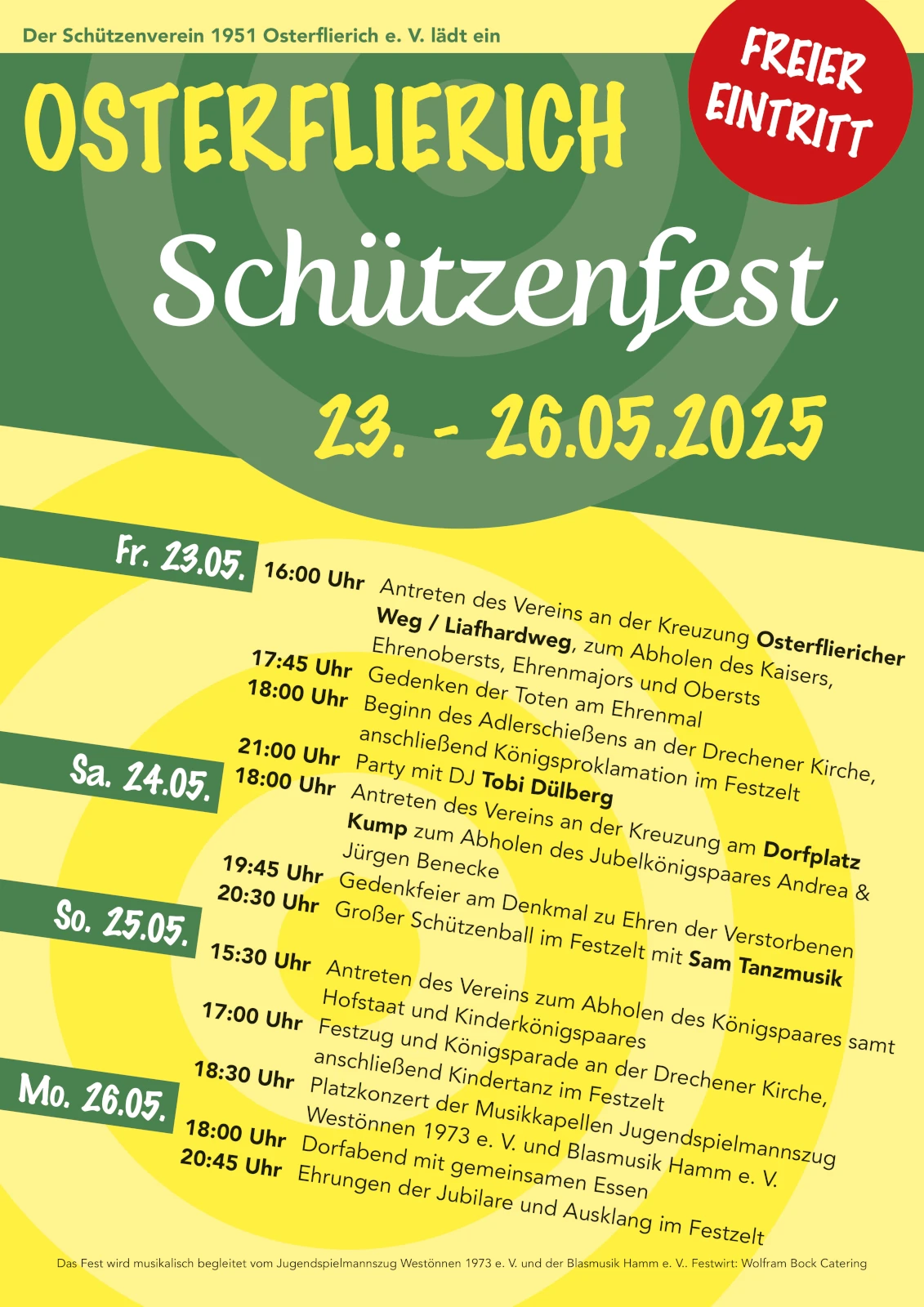 Schützenfest Flyer