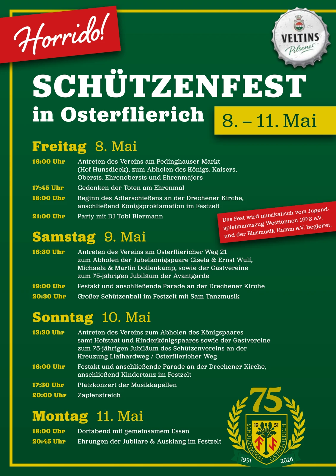 Schützenfest Flyer